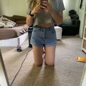 Brandy Melville high rise shorts